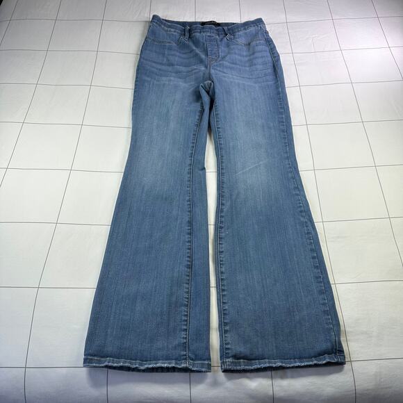 Judy Blue Jeans Womens 30 Slim Bootcut Pull On Medium Wash Denim Boho Casual - Picture 1 of 12